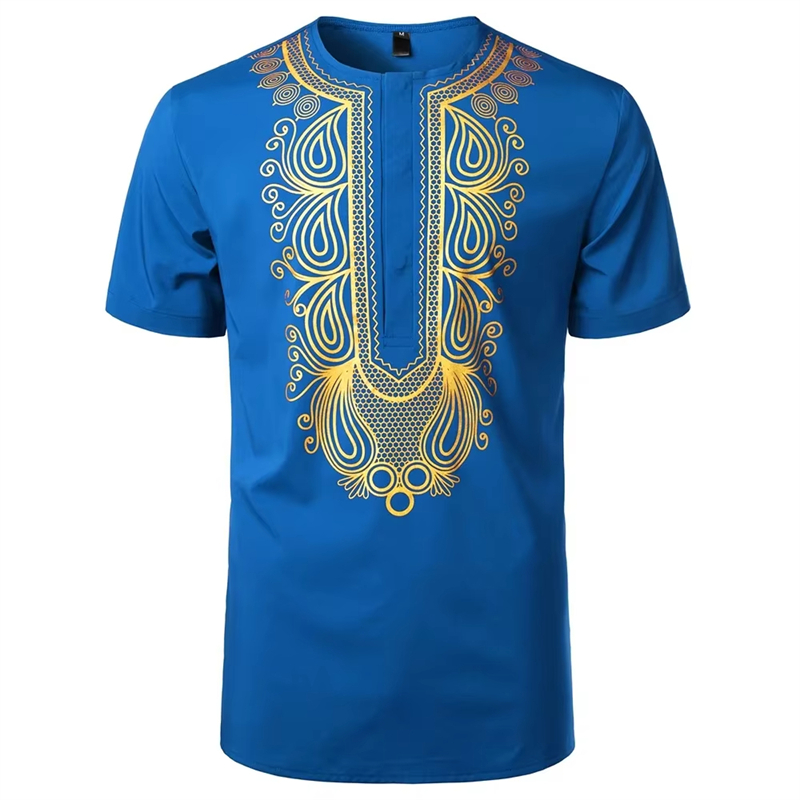 Dashiki Shirt Men - Fashion Men's Designer T Shirt African