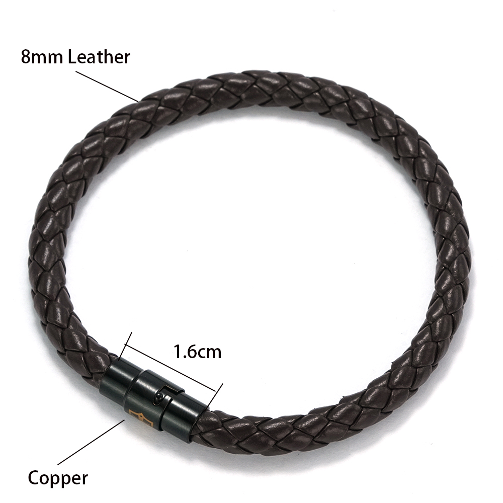Minimalist Mens Braided Leathe - Ethnic Fashion Logo review and price