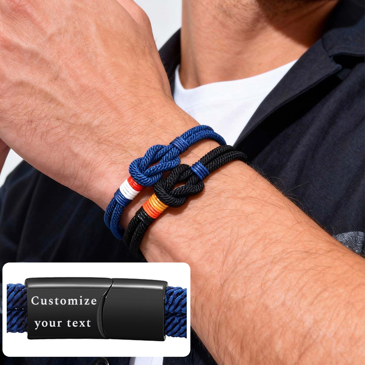 Personality Ethnic Rope Bracel - Ethnic Fashion Logo review and price