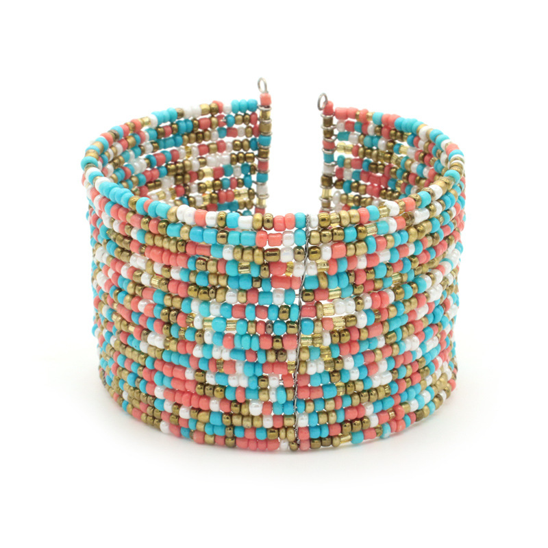 Handmade Beaded Bracelet Bohem - Ethnic Fashion Photography review and price