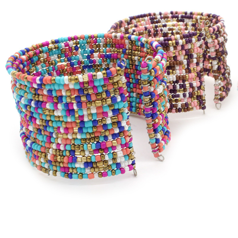 Handmade Beaded Bracelet Bohem - Ethnic Fashion Photography review and price
