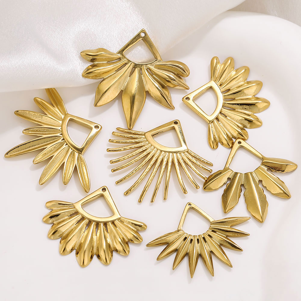 2pcs Stainless Steel Fan Shape - Ethnic Fashion Jewellery review and price