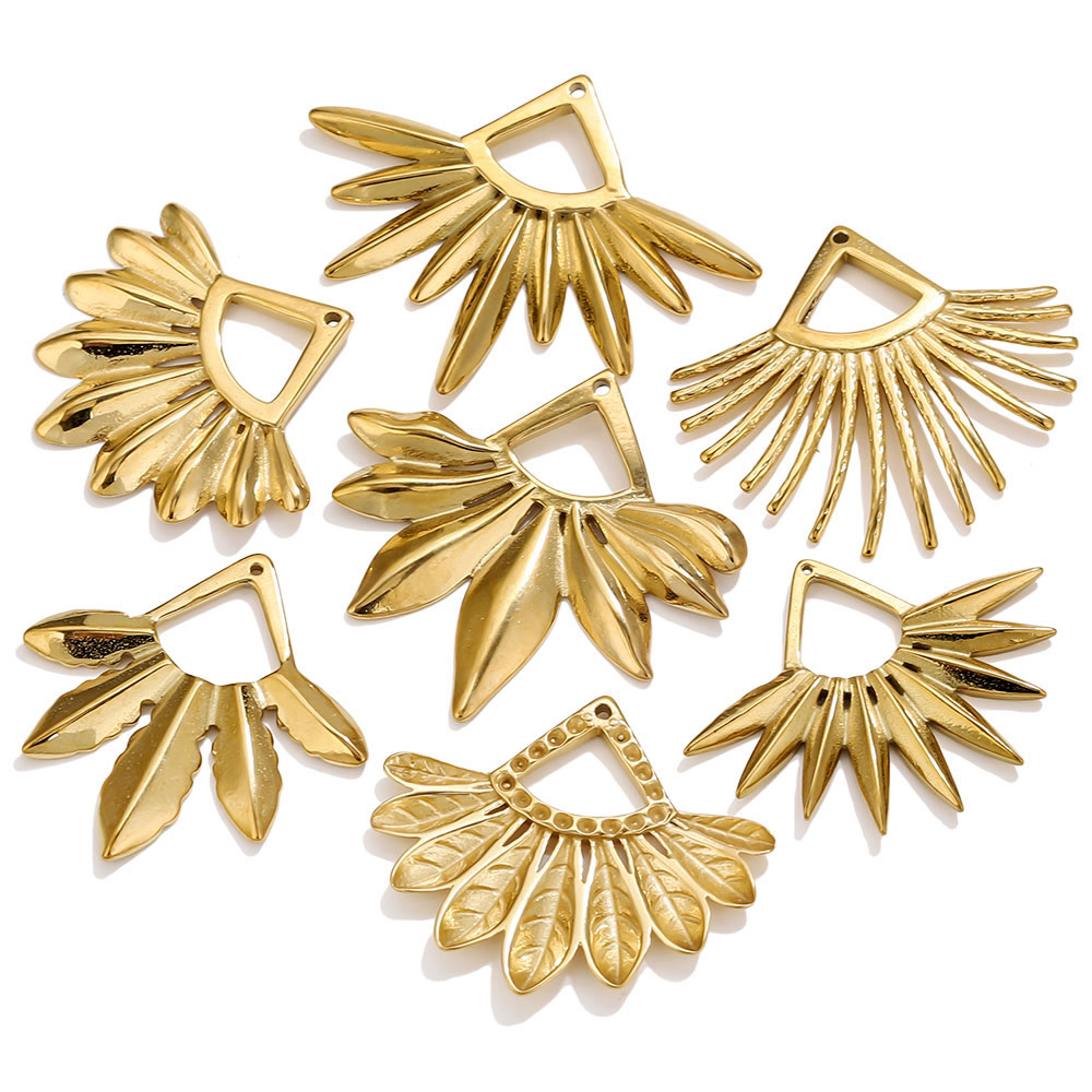 2pcs Stainless Steel Fan Shape - Ethnic Fashion Jewellery review and price