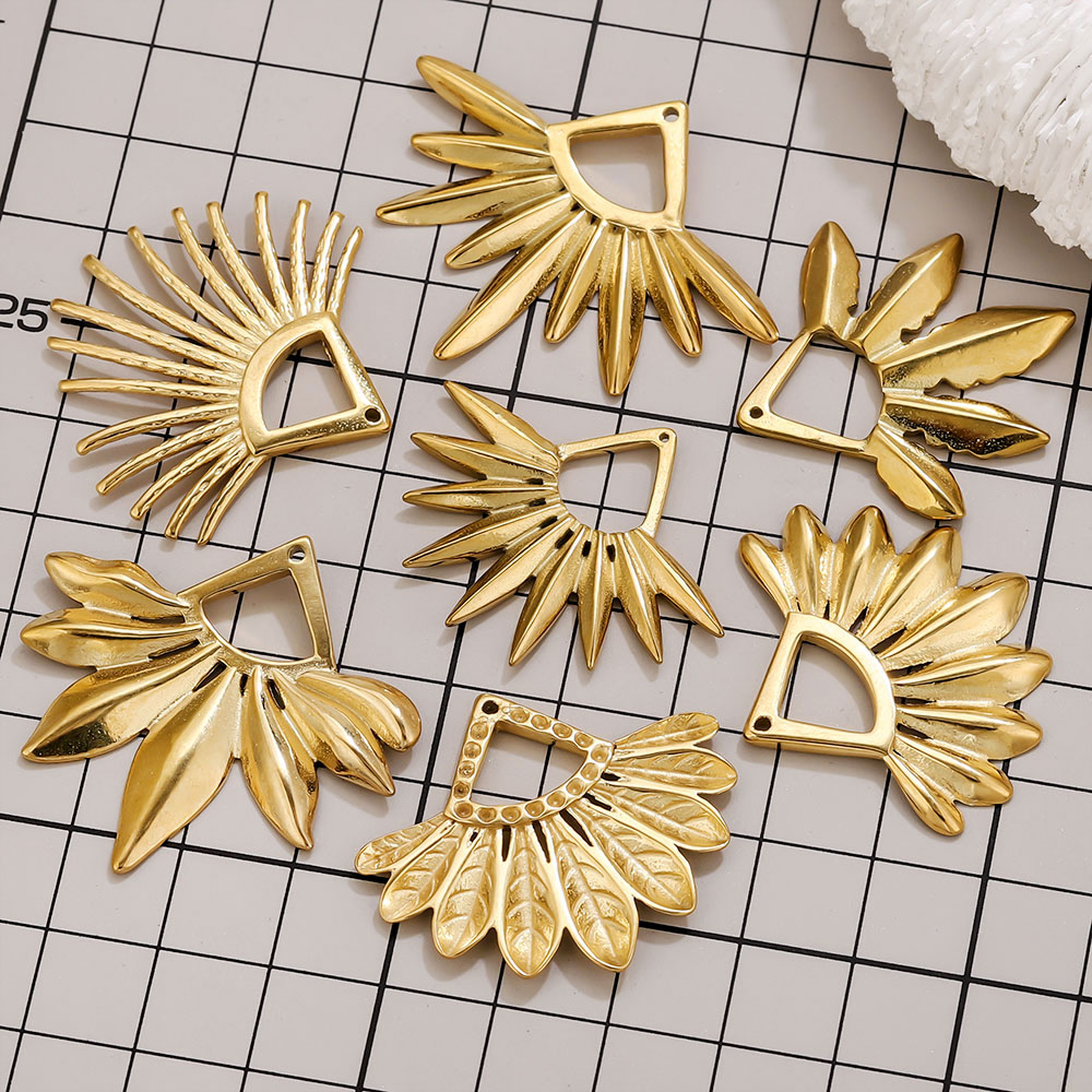 2pcs Stainless Steel Fan Shape - Ethnic Fashion Jewellery review and price