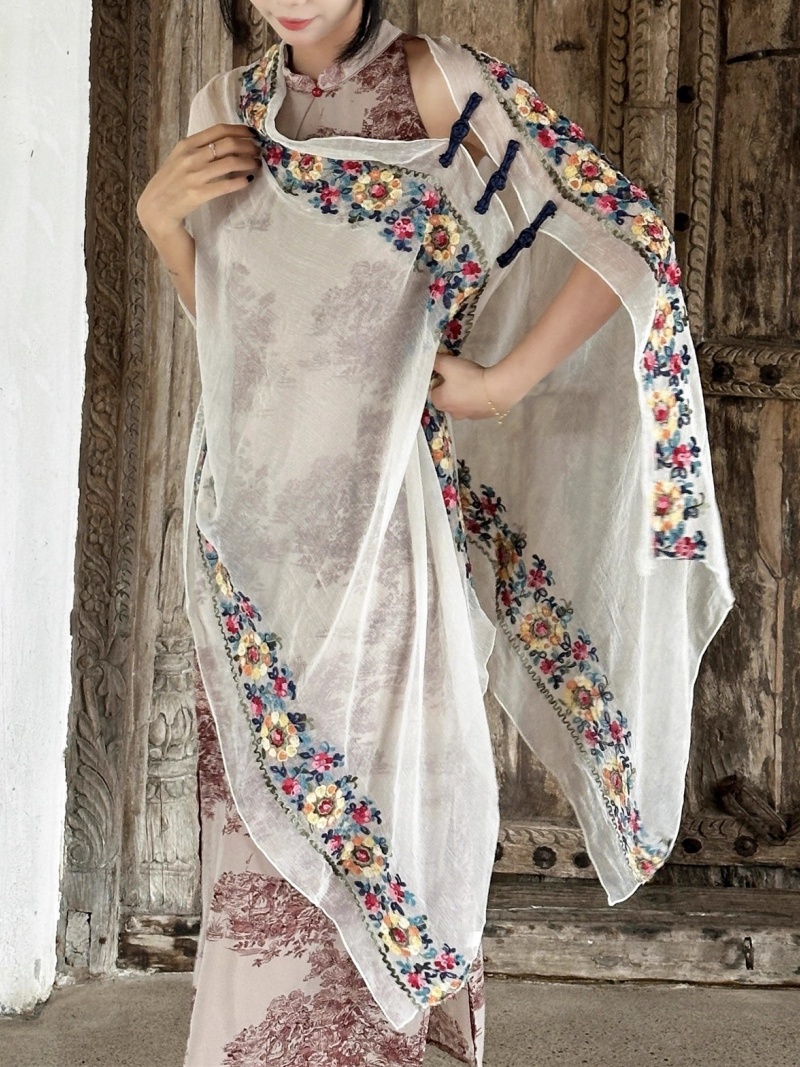2025 Summer New Flower Embroid - Ethnic Fashion Photography review and price