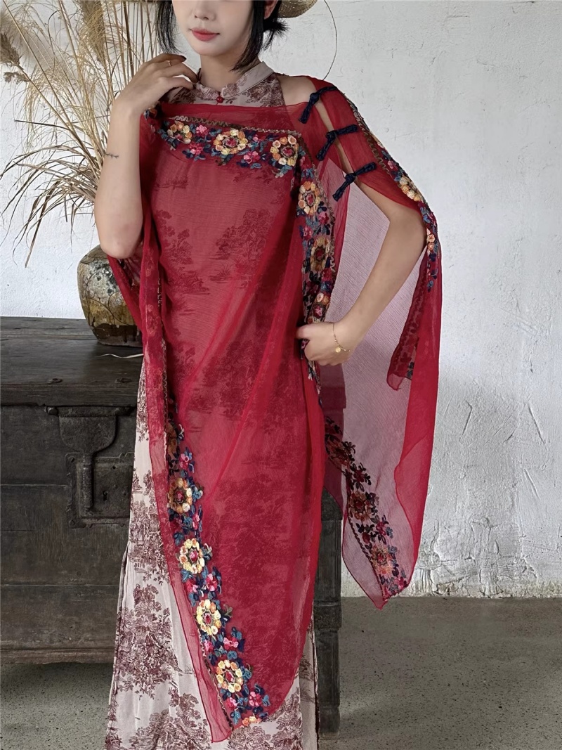 2025 Summer New Flower Embroid - Ethnic Fashion Photography review and price