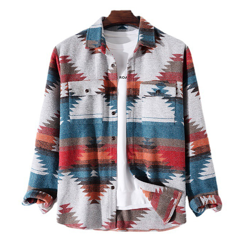 Men's Long Sleeve Custom Logo  - Ethnic Fashion Logo review and price