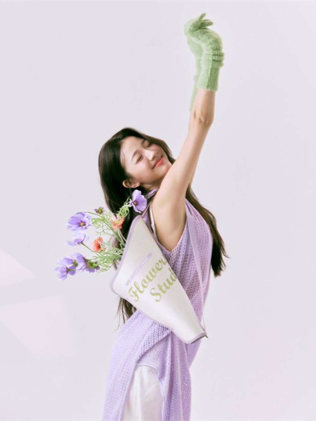 Romantic Spring  Flower Print  - Ethnic Fashion Photography review and price
