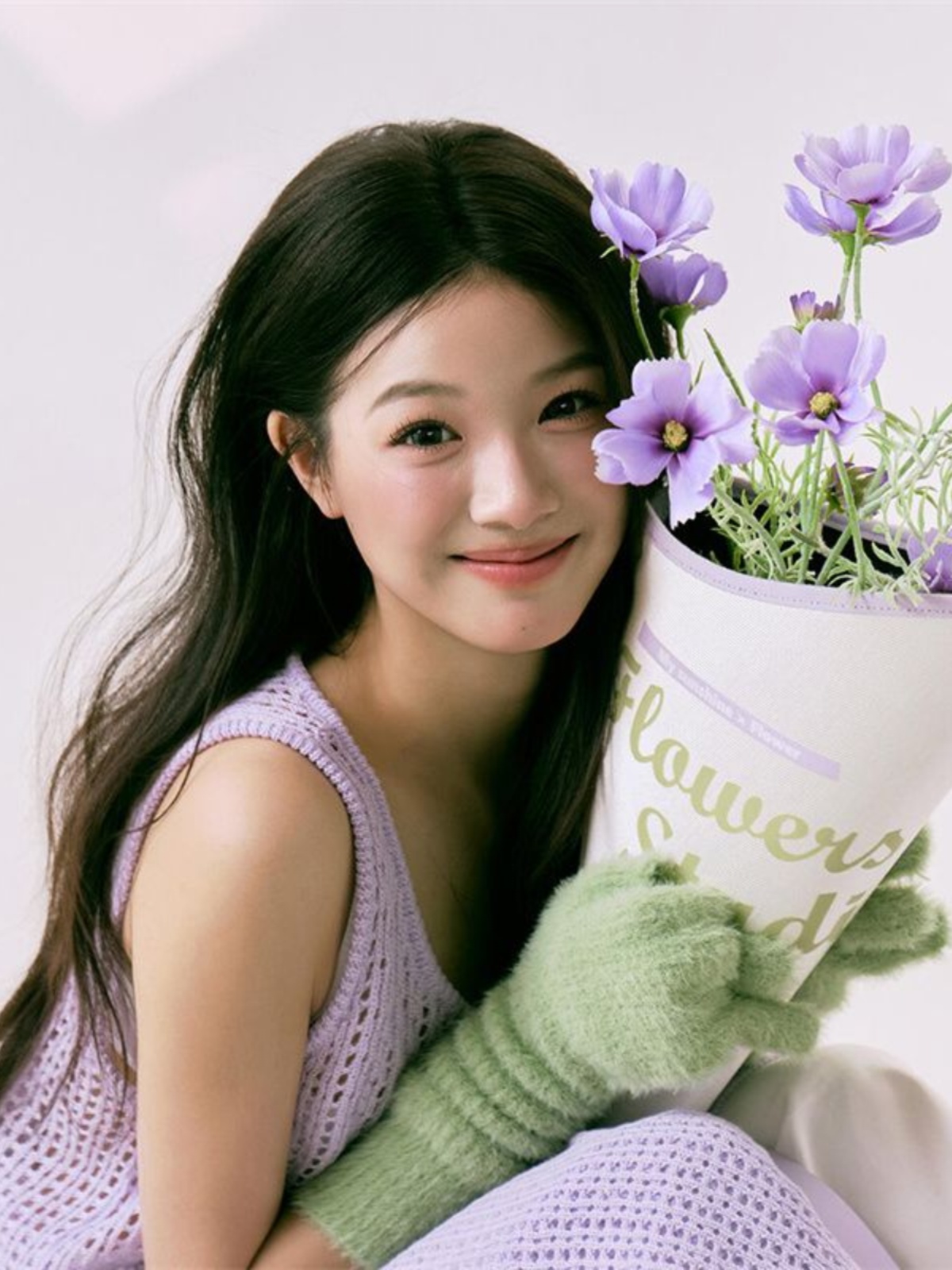 Romantic Spring  Flower Print  - Ethnic Fashion Photography review and price