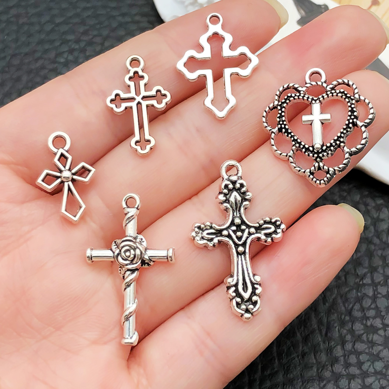 52pcs Assorted Cross Pendants  - Ethnic Fashion Jewellery review and price