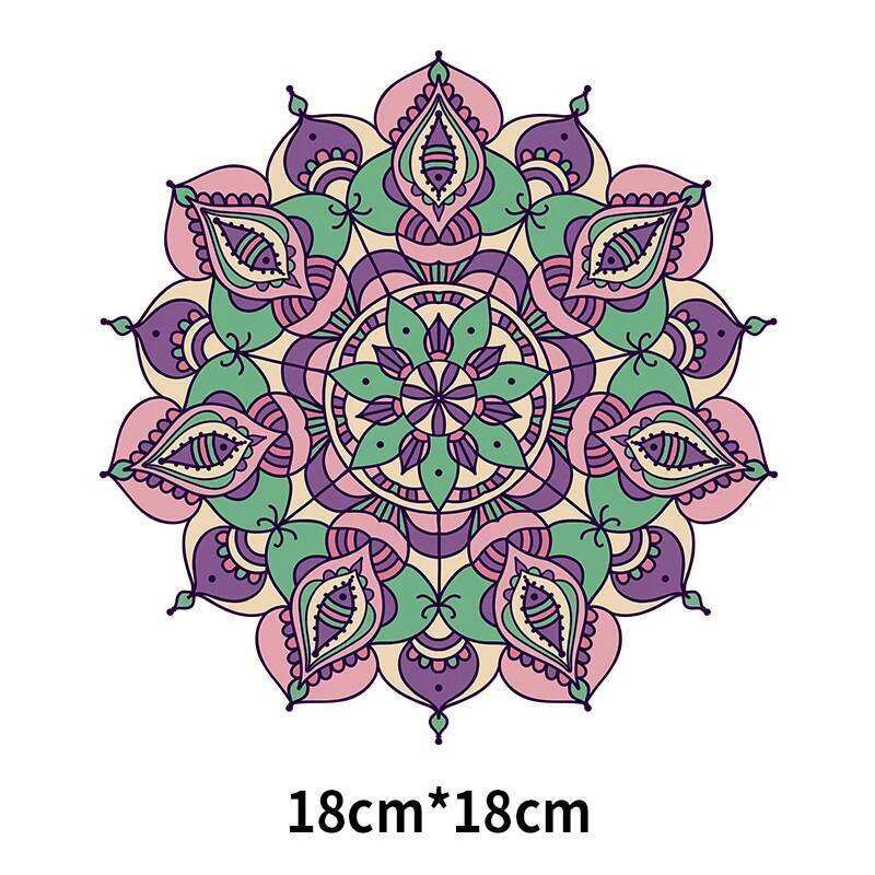 Iron On Patches Yoga Work Clot - Ethnic Fashion Logo review and price