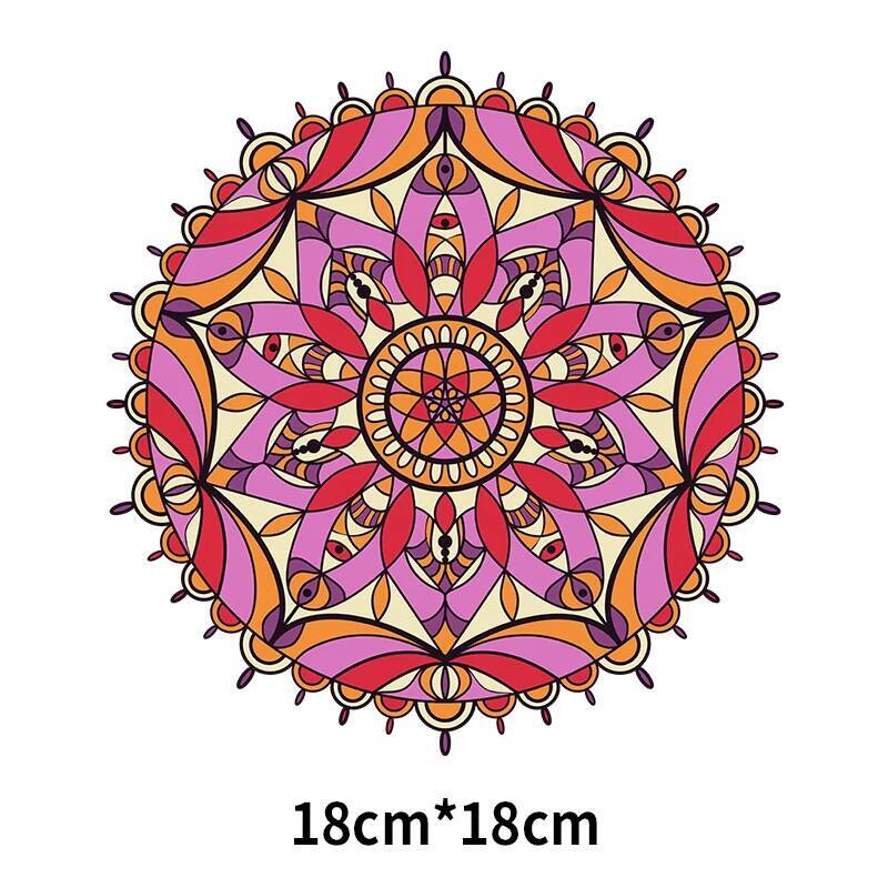Iron On Patches Yoga Work Clot - Ethnic Fashion Logo review and price