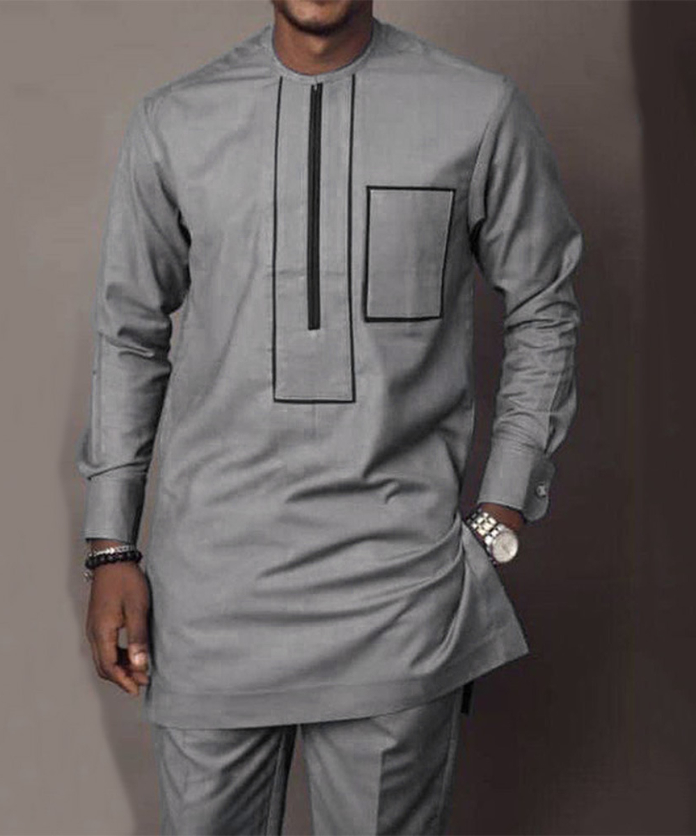 African Men 2024 Summer Suit L - Dashiki Shirt Men review and price