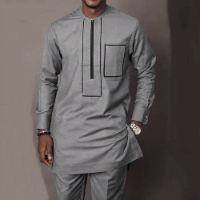 African Men 2024 Summer Suit L - Dashiki Shirt Men review and price