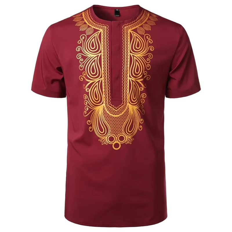 Fashion Men's Designer T Shirt - Dashiki Shirt Men review and price