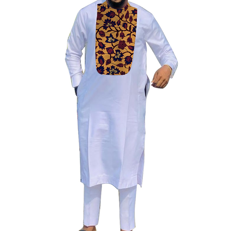 African Muslim Robe White Men' - Dashiki Shirt Men review and price