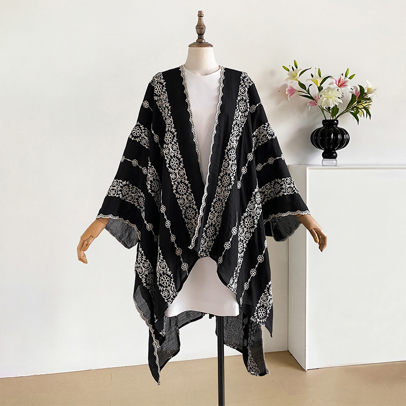 Retro Holiday Shawl Warm Flora - Ethnic Fashion Photography review and price