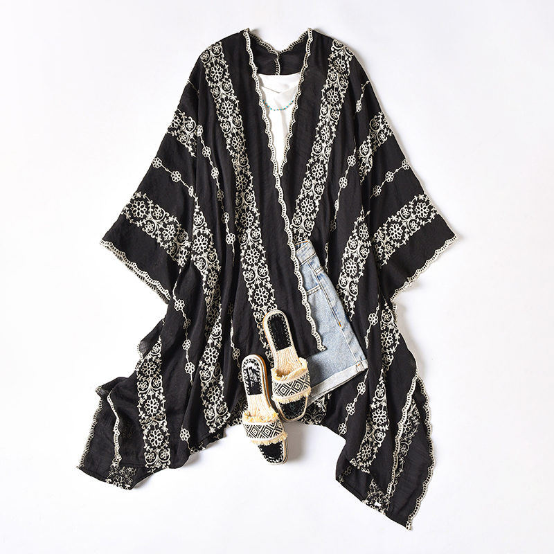 Retro Holiday Shawl Warm Flora - Ethnic Fashion Photography review and price