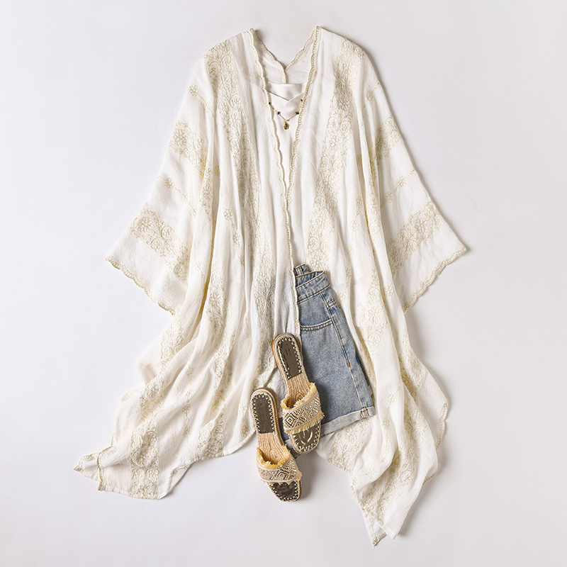 Retro Holiday Shawl Warm Flora - Ethnic Fashion Photography review and price
