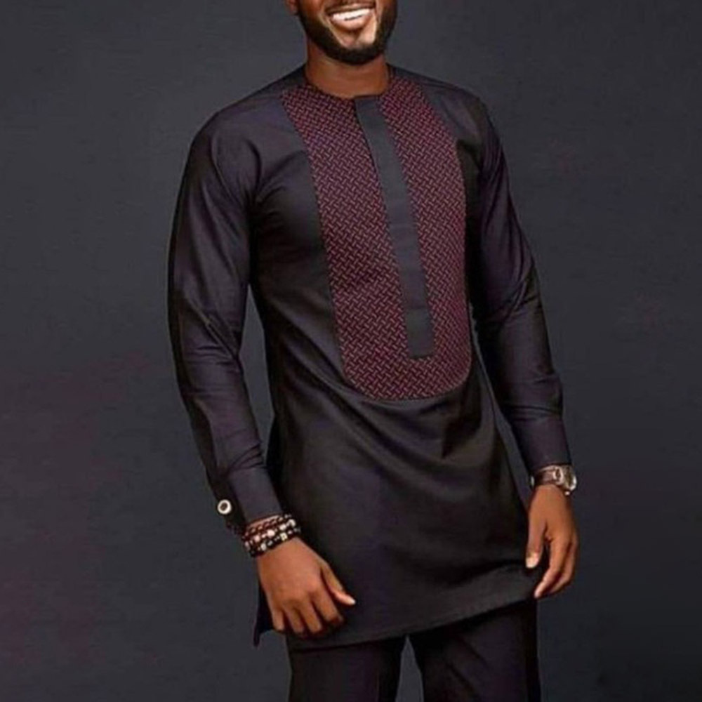 Men Shirts Simple Casual Shirt - Dashiki Shirt Men review and price