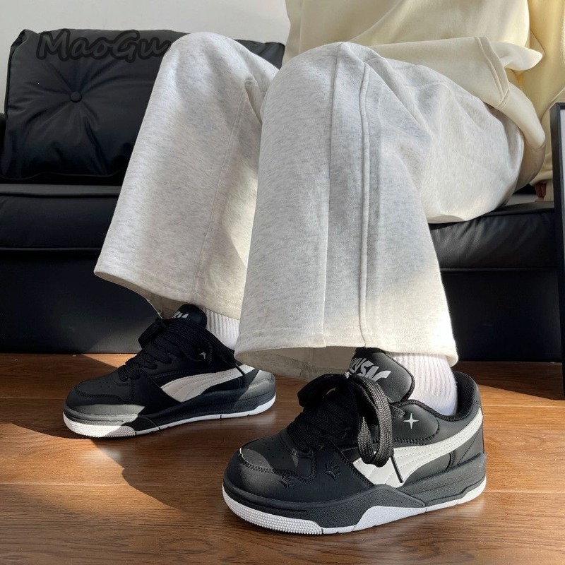 Women's Black White Leather Sk - Vans Shoes Old Skool review and price