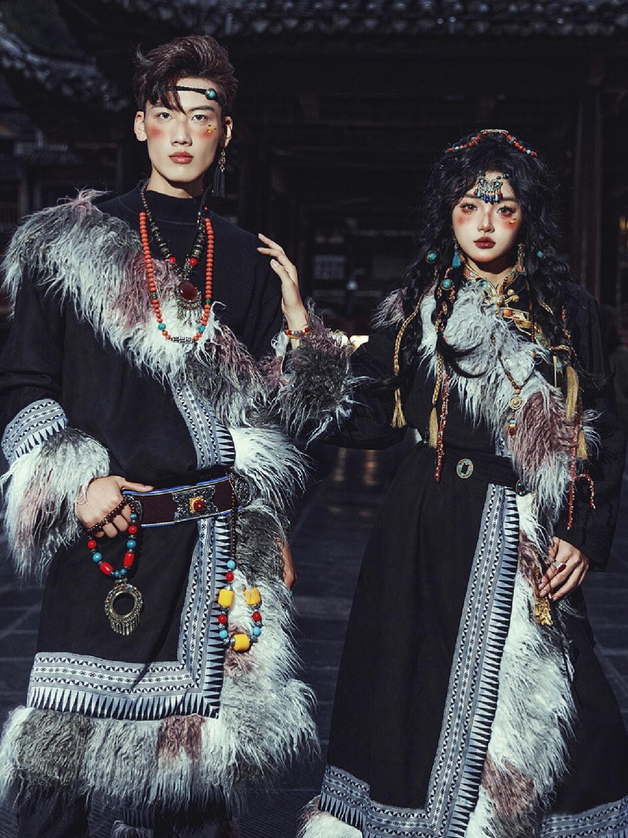 Tibetan Costume Women's New St - Ethnic Fashion Photography review and price