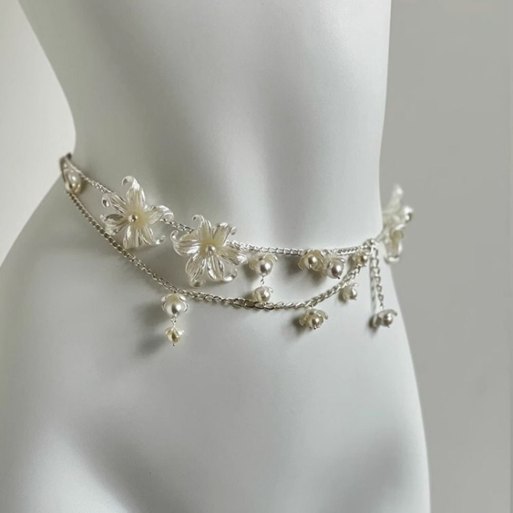 Fashion Elegant Pearl Waist Ch - Ethnic Fashion Jewellery review and price